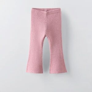 Zara Girls Flared Knit Leggings